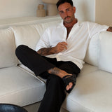 JUN Leather Slide